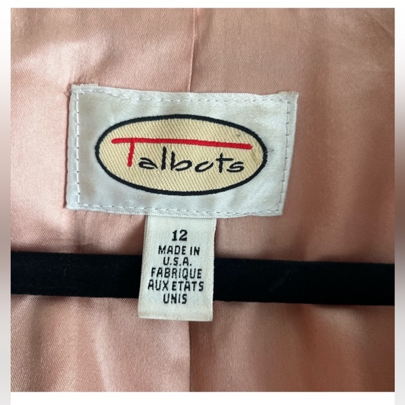 Vintage Talbots Tan Wool Trench Coat - Picture 3 of 8